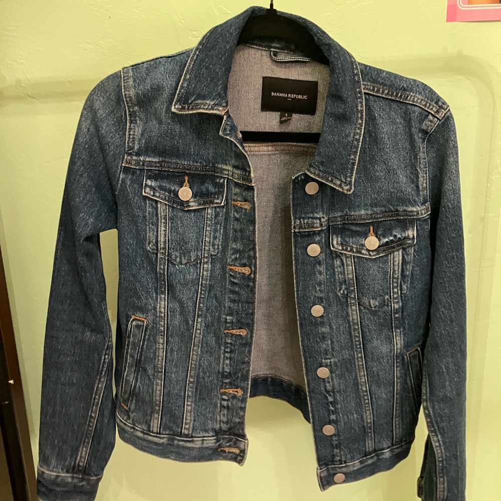 Banana Republic Classic Blue Denim Jacket